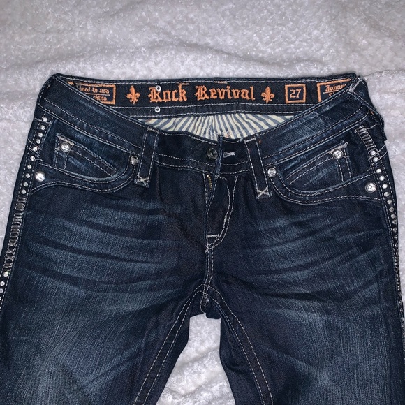 Rock revival skinny jeans. SOLD‼️ - Picture 3 of 3